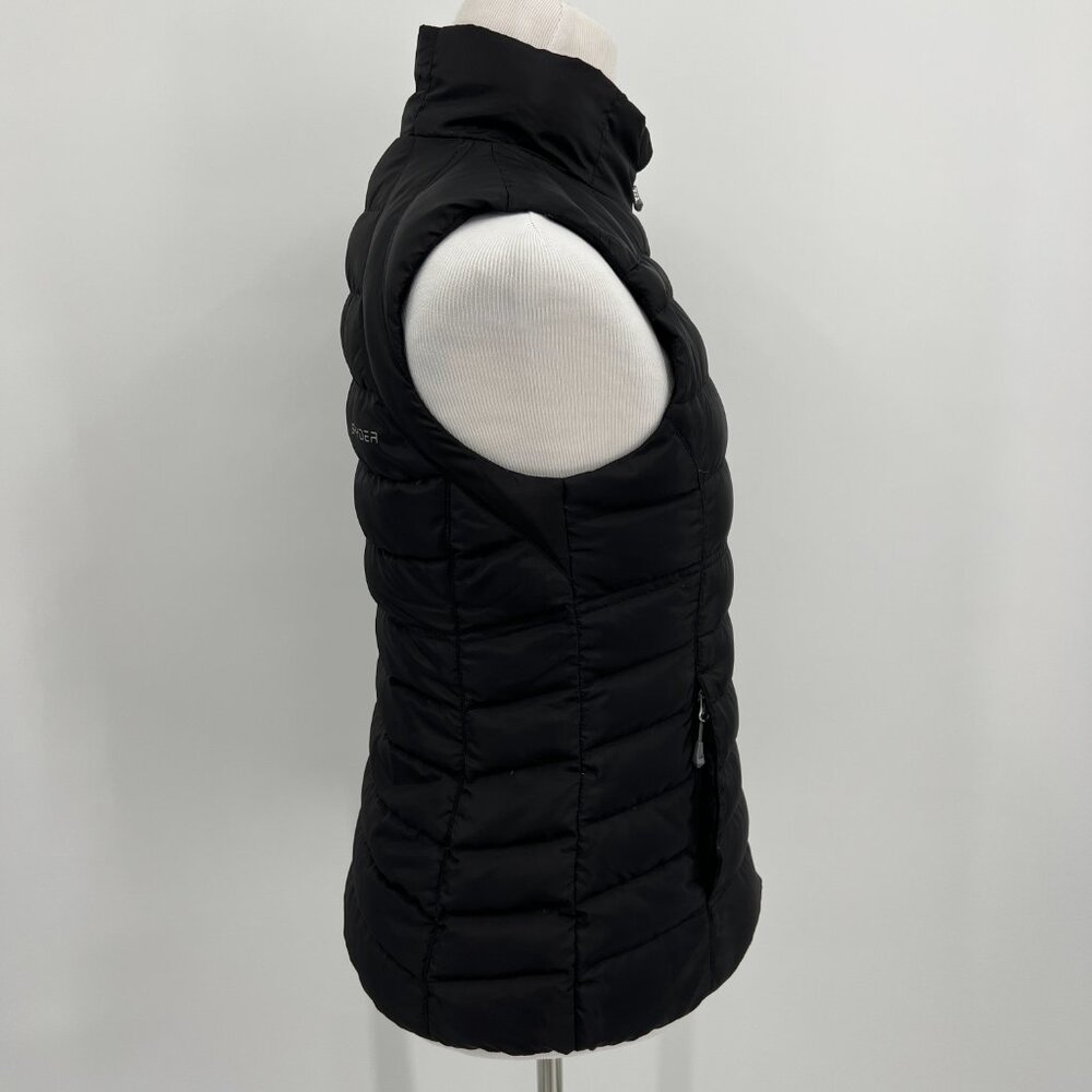 Spyder Women’s Puffer Vest Full Zip Down Insulated Active Sport M Medium - Picture 3 of 10